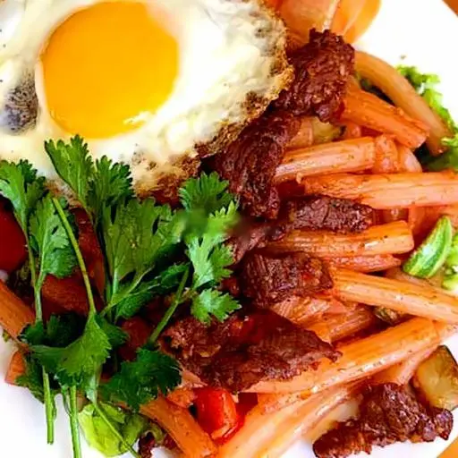 Hình ảnh Nui xào BÒ