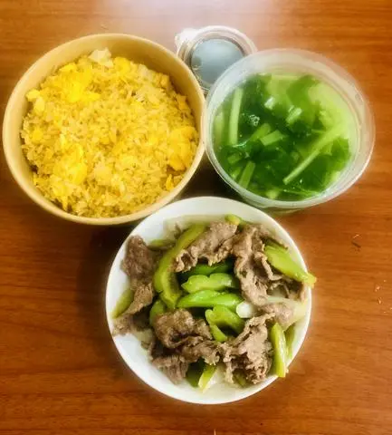 Hình ảnh Cơm Rang Khổ Qua Xào Bò ( Hạt Mềm )