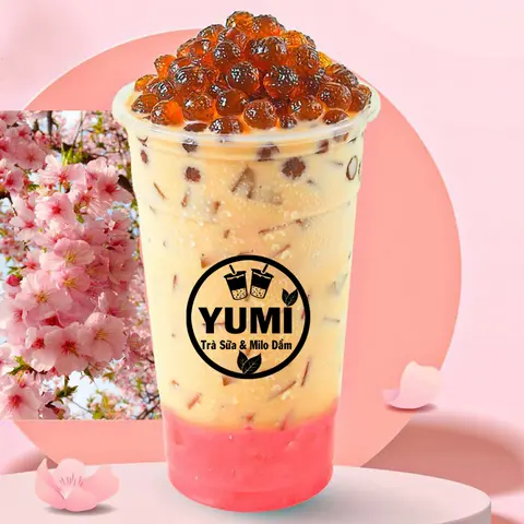 Hình ảnh Trà Sữa Hoa Anh Đào (Size 700ml)