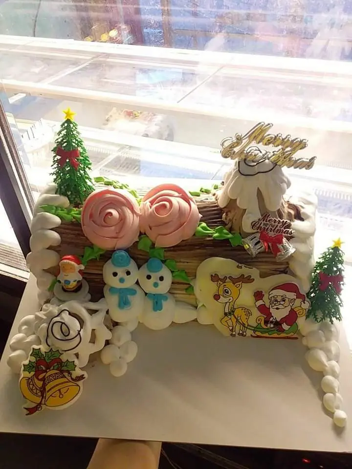 Hình ảnh bánh kem khúc cây noel giáng sinh 20cm