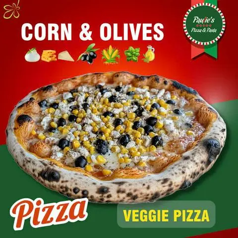 Hình ảnh Pizza Bắp & Ôliu | Corn & Olives Pizza