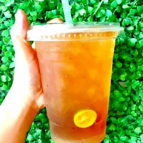 Hình ảnh  Trà tắc  ly khổng lồ