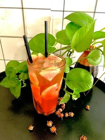 Hình ảnh Trà ổi hồng hạt chia