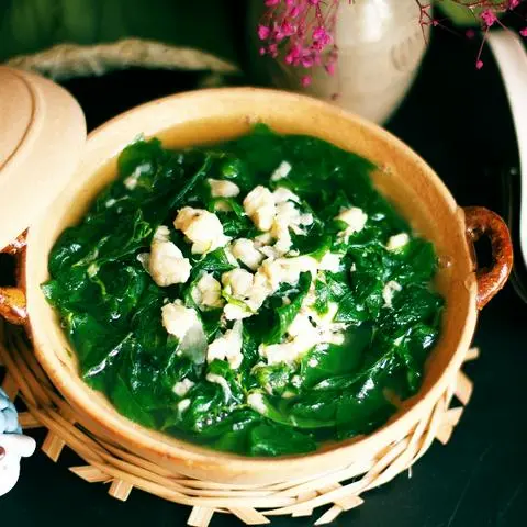 Hình ảnh Canh cải xanh thịt băm