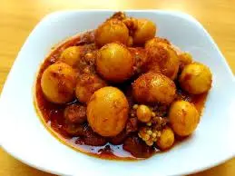 Hình ảnh Trứng gà non xào sa tế
