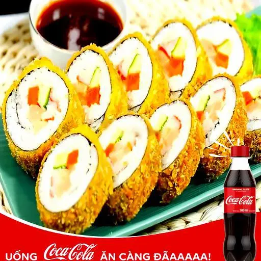Hình ảnh Kimbap Chiên - Coca Chai
