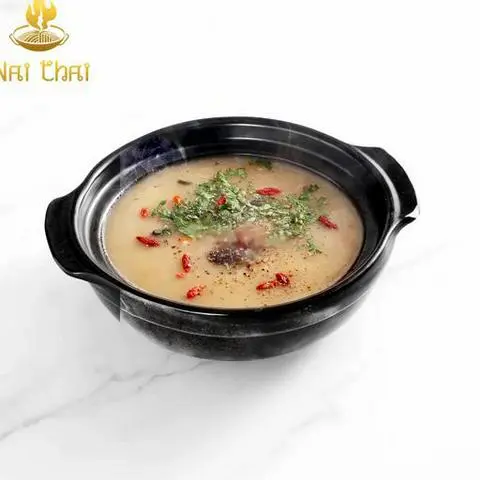 Hình ảnh Cháo nấm kỳ tử táo đỏ