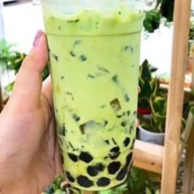 Hình ảnh Trà Sữa Thái Xanh Full Topping - Ly 700ml