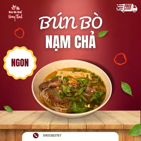 Hình ảnh Bún bò nạm chả
