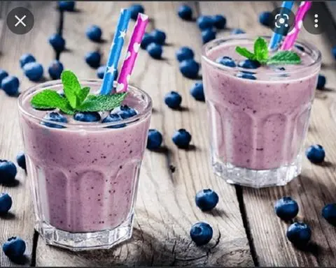 Hình ảnh Sinh tố cam việt quất