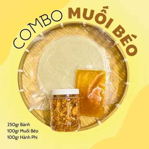 Hình ảnh Combo bánh tráng phơi sương muối béo
