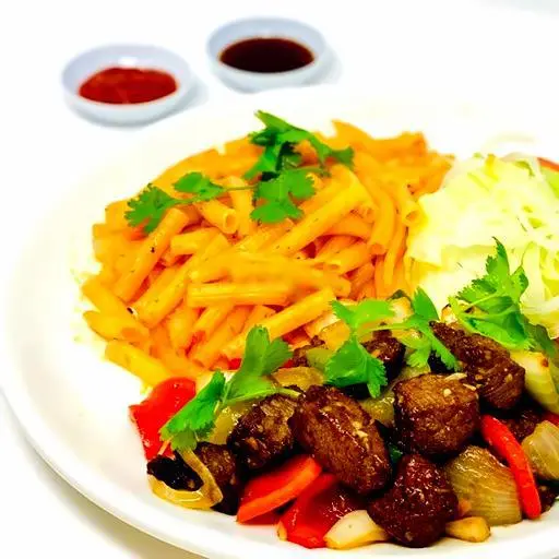 Hình ảnh Nui Xào Bò Lúc Lắc