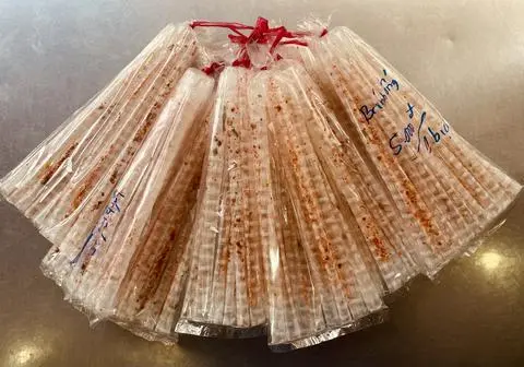 Hình ảnh Bánh tráng bẹ tôm