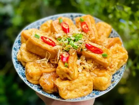 Hình ảnh đậu hủ rang muối 