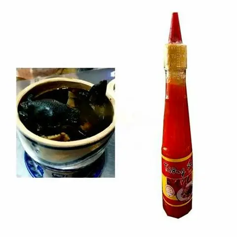 Hình ảnh Gà ác tiềm + khuyến mãi tương ớt 250g