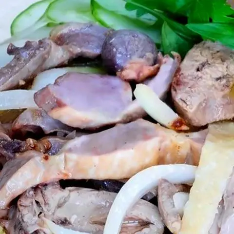 Hình ảnh Lòng gà xào