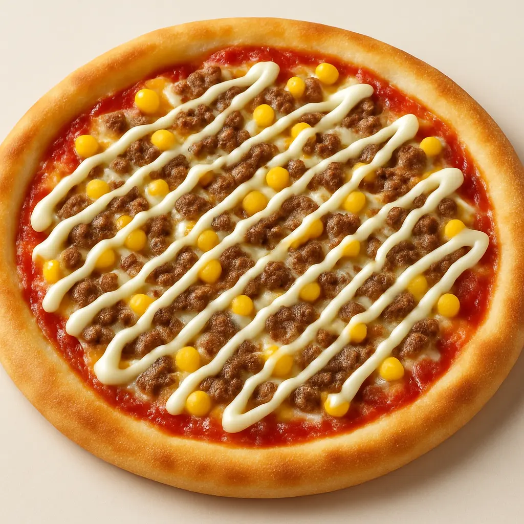 Hình ảnh pizza Bò bắp