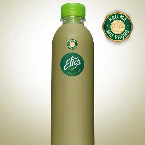 Hình ảnh CHAI 330 ML > RAU MÁ [SỮA ĐẬU PHỘNG]