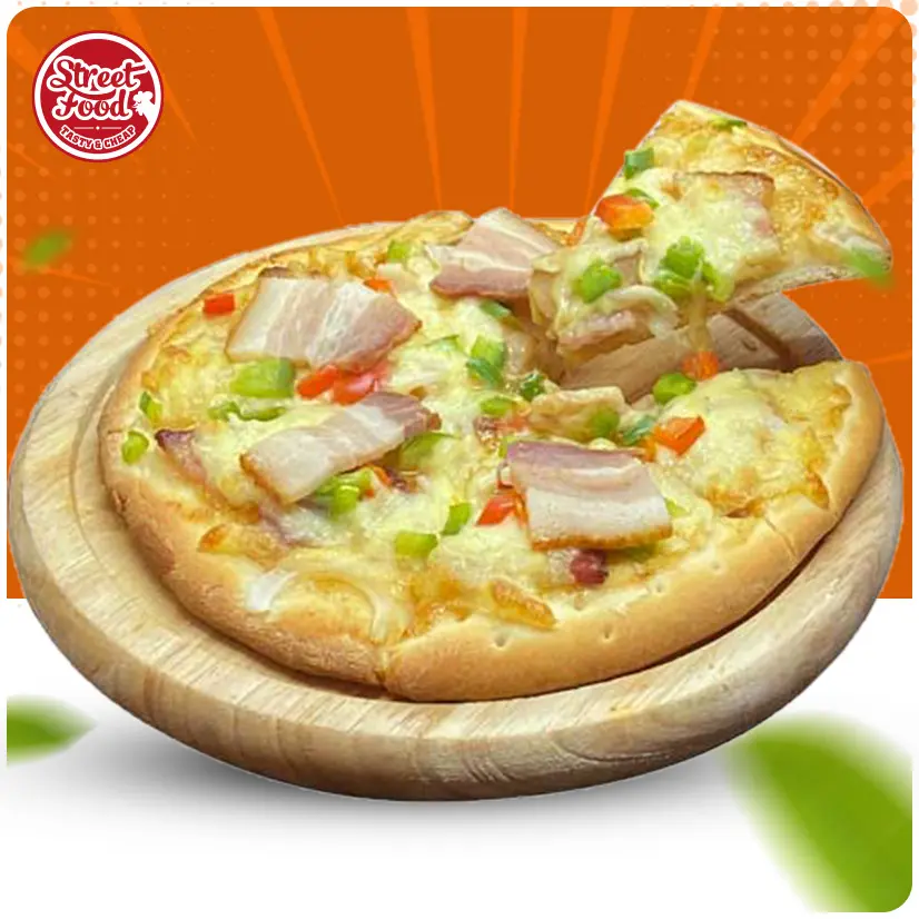 Hình ảnh Pizza Thịt Xông Khói