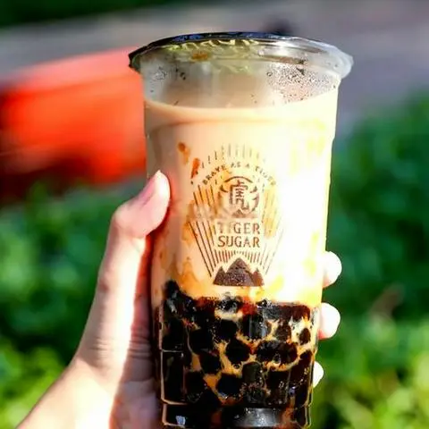Hình ảnh Đường nâu trà đen sữa