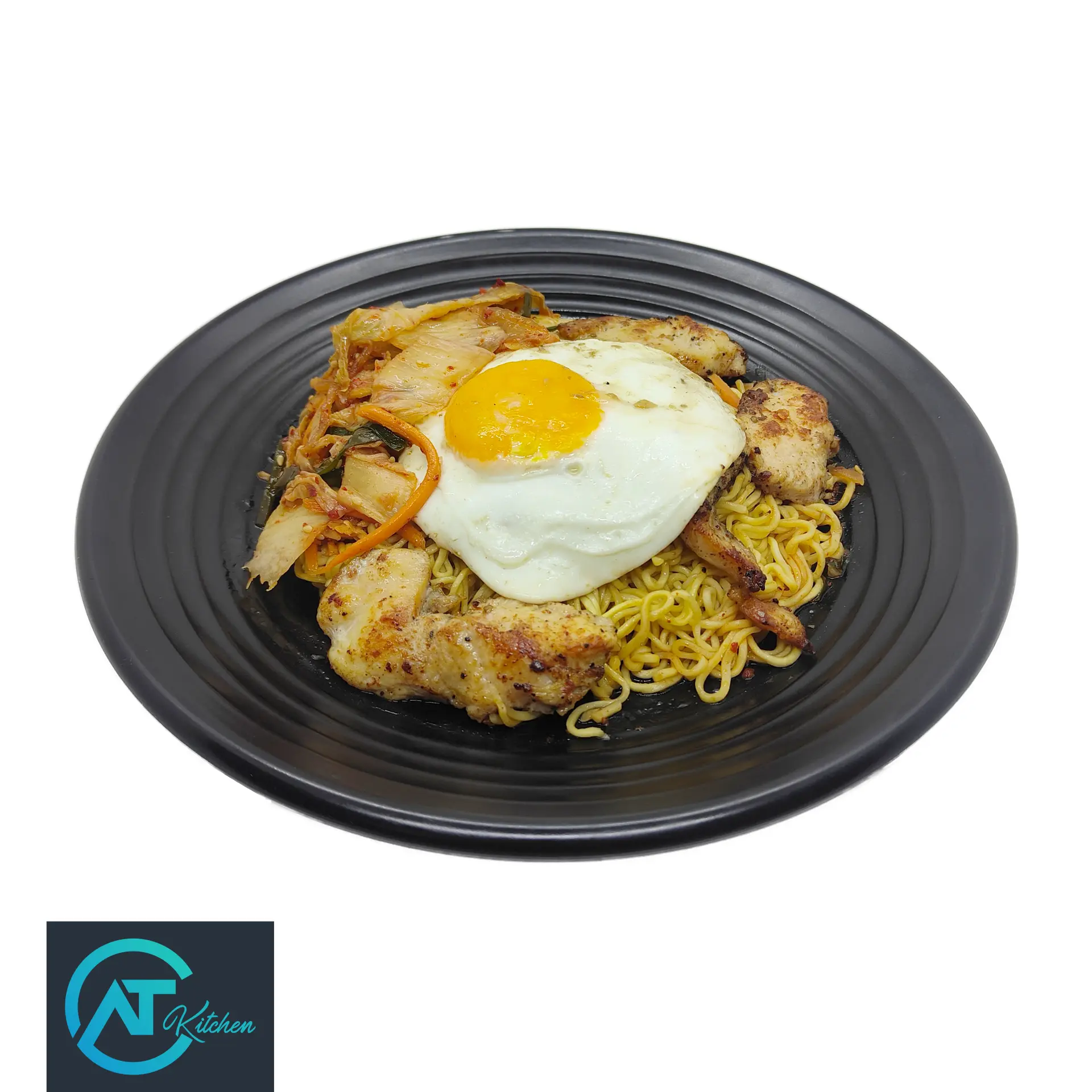 Hình ảnh Mì gà phi lê trứng kimchi