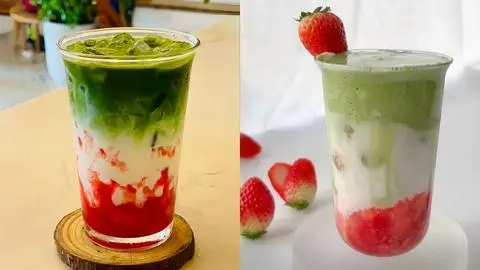 Hình ảnh Latte Dâu muối