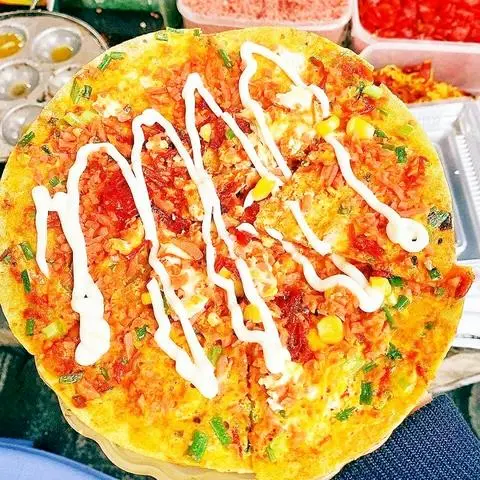 Hình ảnh bánh tráng nướng thập cẩm pate