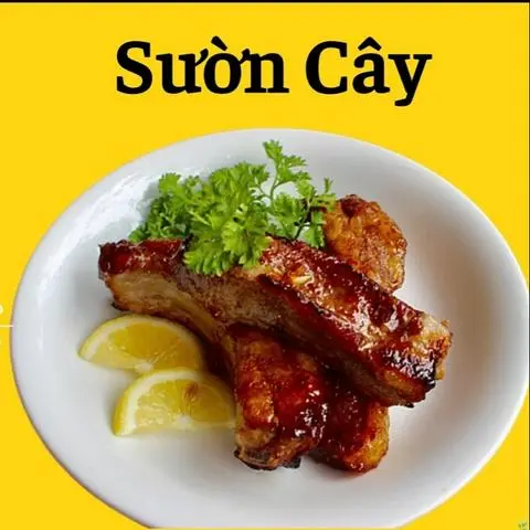 Hình ảnh CƠM SƯỜN CÂY NƯỚNG MẬT ONG