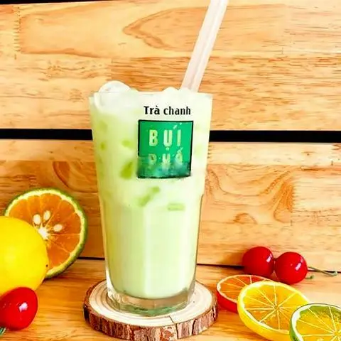 Hình ảnh Trà Sữa Táo Xanh Siêu To Khổng Lồ