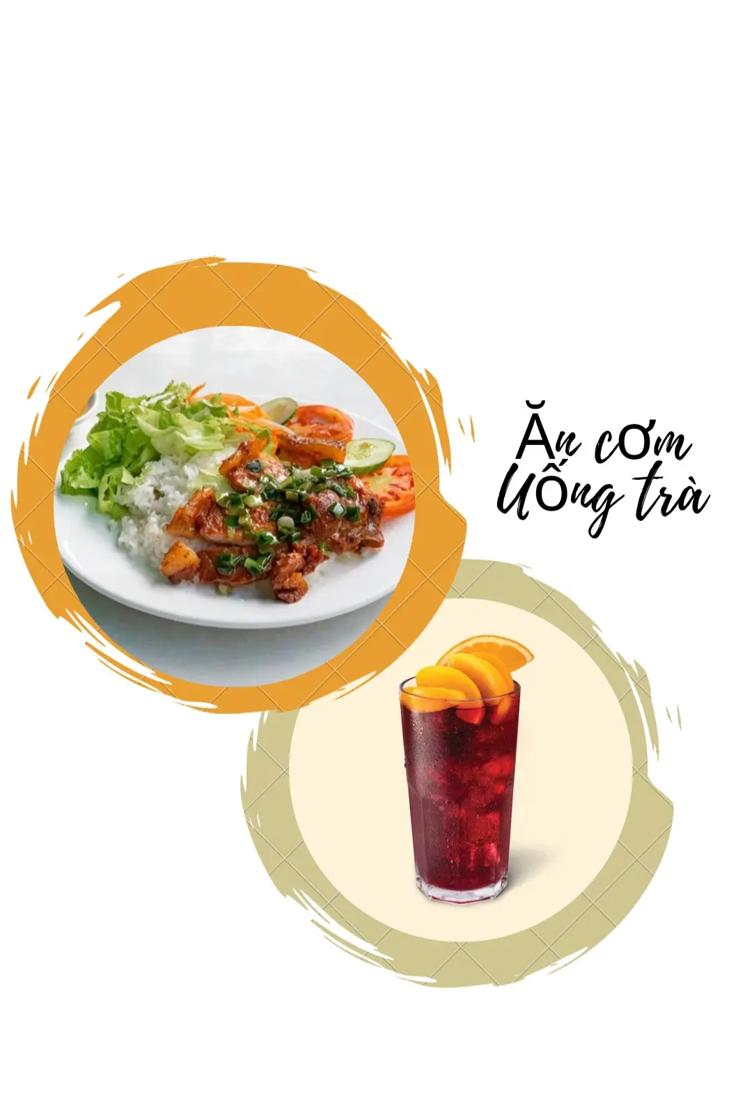 Hình ảnh Cơm sườn + Trà 