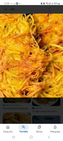 Hình ảnh Bánh khoai phô mai  tổ ong 