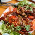 Hình ảnh Cua rang me đất mũi - tóp mỡ