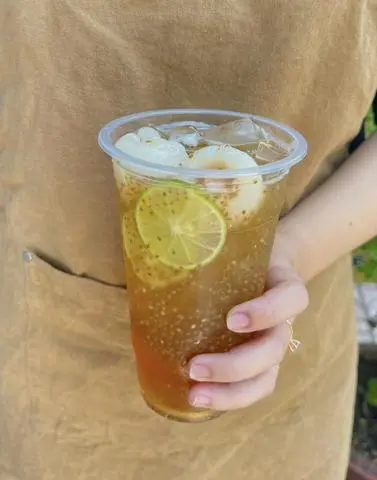 Hình ảnh Trà Vải Hạt Chia 