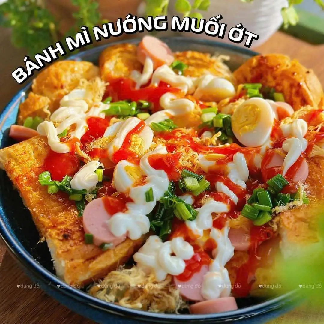 Hình ảnh Bánh mì nướng muối ớt 