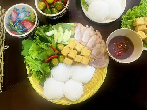 Hình ảnh Bún đậu thịt