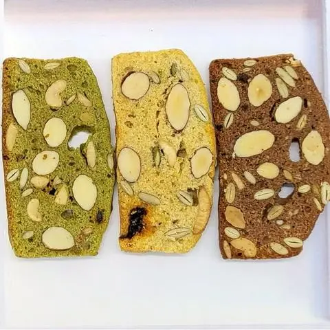 Hình ảnh Biscotti ăn kiêng hạt óc chó