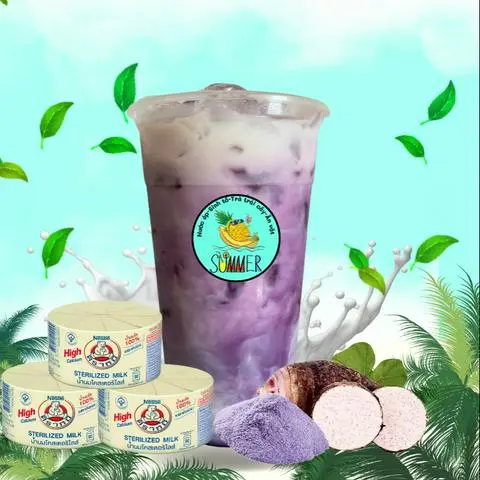 Hình ảnh Khoai Môn Late Sữa Gấu 
