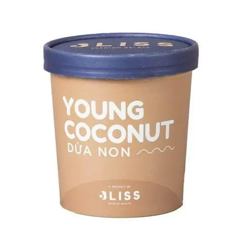 Hình ảnh Kem Dừa Non 473ml Bliss Premium Gelato