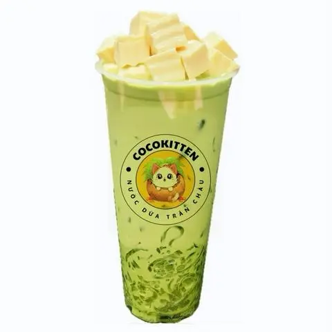Hình ảnh Trà sữa khúc bạch phô mai mặn + rau câu sợi (500ml)