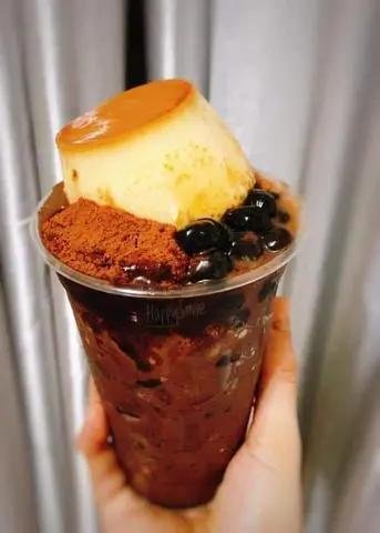 Hình ảnh Milo dầm bánh flan