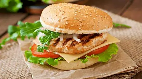 Hình ảnh Hambuger gà