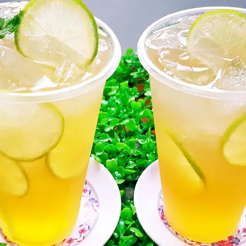Hình ảnh trà chanh ,thạch trái cây