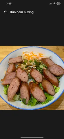 Hình ảnh Bún nem nướng