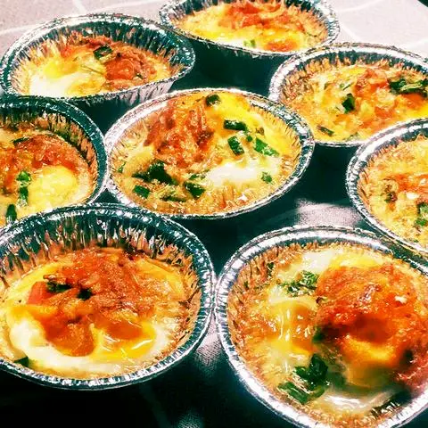 Hình ảnh trứng cút nướng muối sate