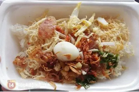 Hình ảnh xôi nem nướng