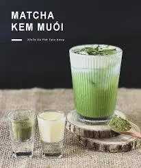Hình ảnh Matcha latte kem muối size M