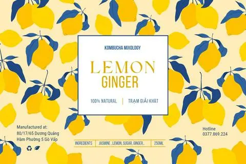 Hình ảnh Kombucha Chanh Vàng