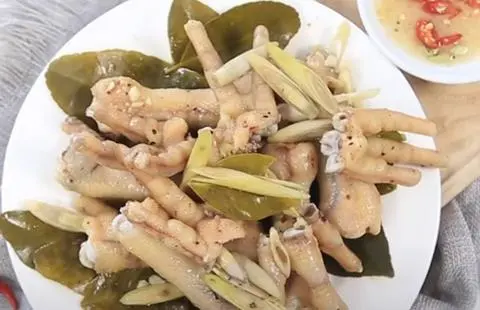 Hình ảnh Chân Gà Hấp Lá Chanh(phần 12 chân)