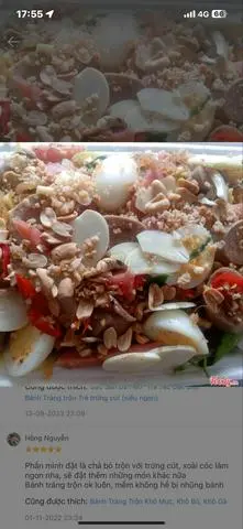 Hình ảnh CHẢ BÒ , NEM, TRỨNG TRỘN CÓC XOÀI +1 BỊCH PHỒNG TÔM