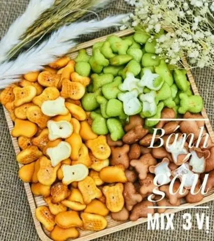 Hình ảnh Bánh Gấu Mix vị